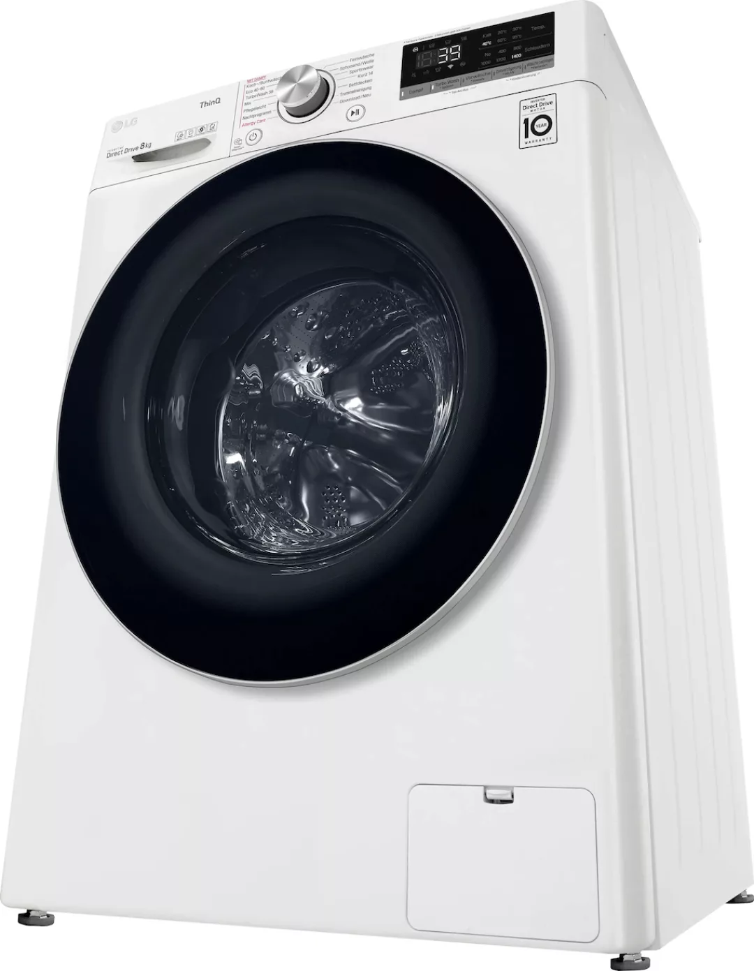 LG Waschvollautomat F4WV708P1E weiß B/H/T: ca. 60x85x57 cm ca. 8 kg günstig online kaufen
