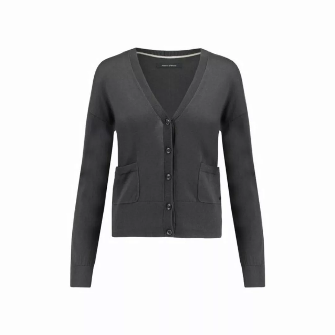 Marc O'Polo Strickjacke grau regular (1-tlg) günstig online kaufen