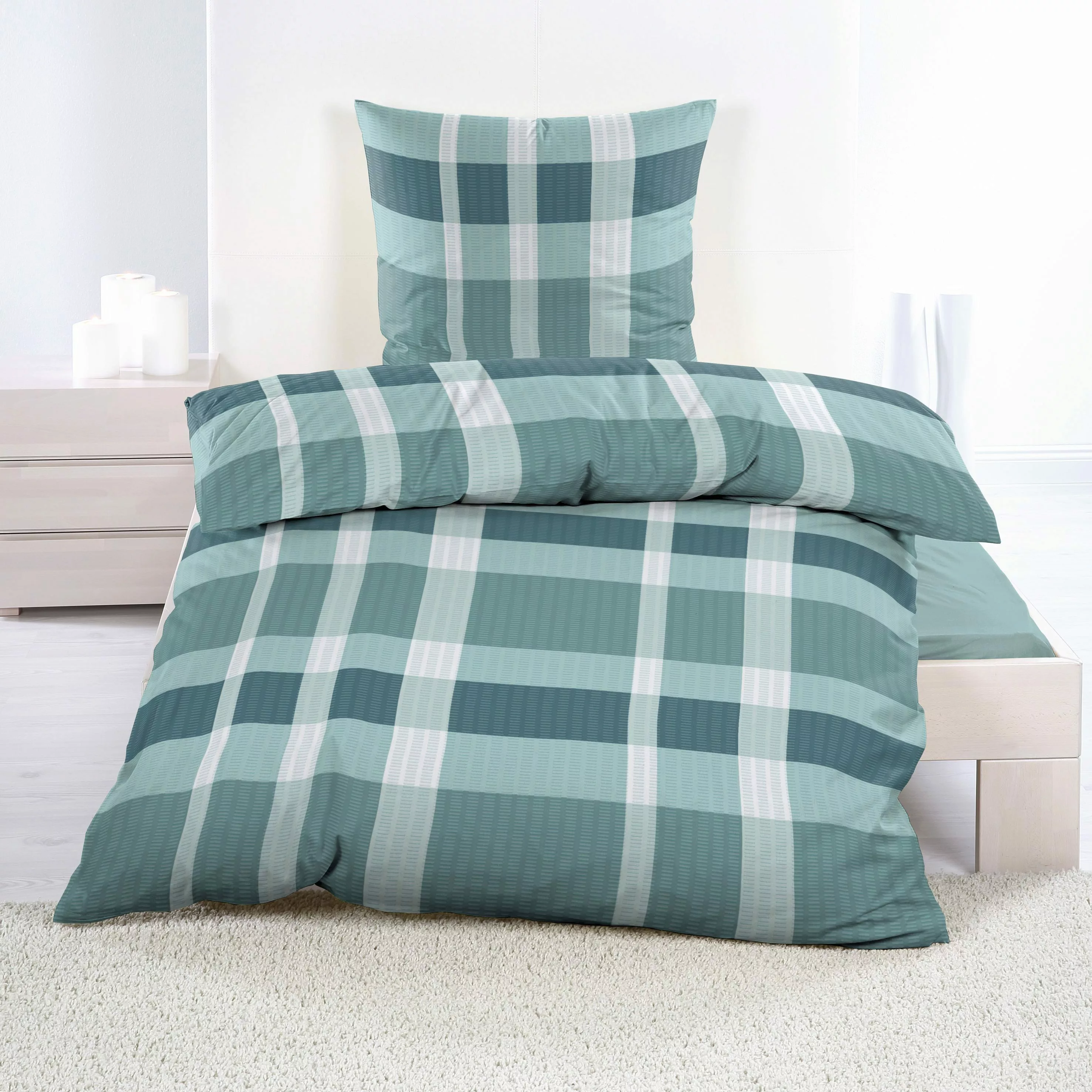 Casa Colori Bettwäsche Casa Colori, Seersucker, günstig online kaufen