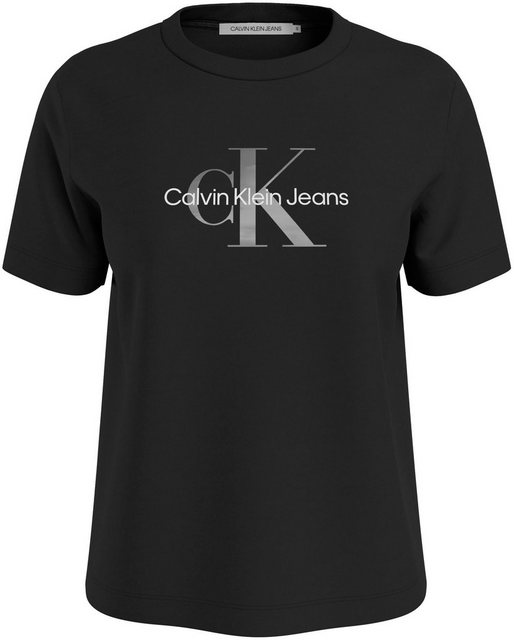 Calvin Klein Jeans Plus T-Shirt PLUS DIFFUSED MONOLOGO TEE Große Größen günstig online kaufen