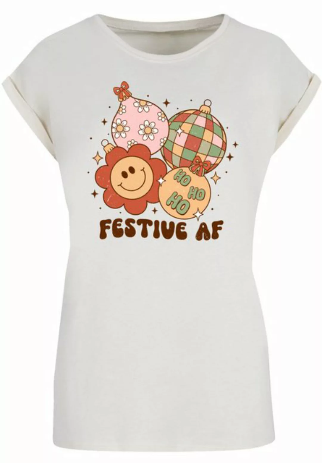 F4NT4STIC T-Shirt Festive AF Weihnachten Tree Balls Premium Qualität, Weihn günstig online kaufen