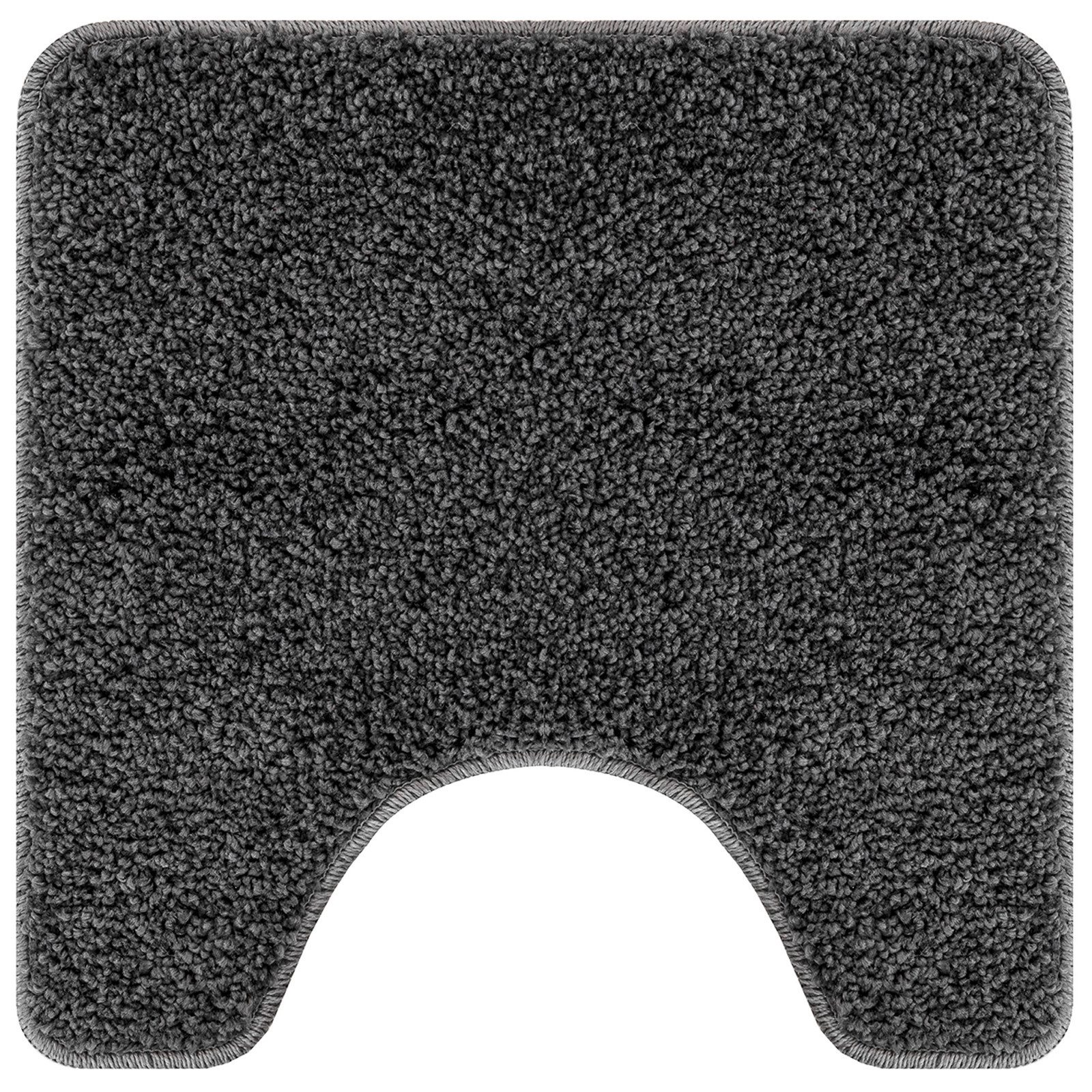 vidaXL Badematte Badematte U-Form Dunkelgrau 50x50 günstig online kaufen