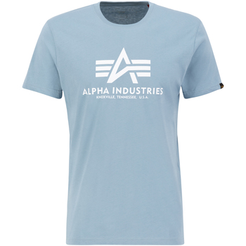 Alpha Industries  T-Shirts & Poloshirts Basic T-Shirt BL - greyblue günstig online kaufen