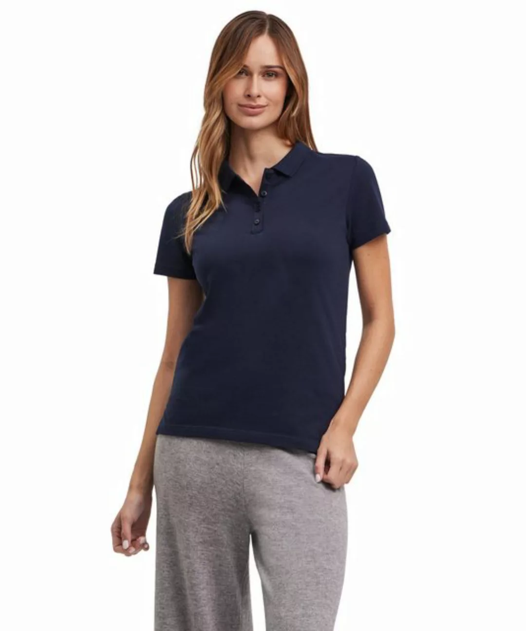 FALKE Poloshirt (1-tlg) aus hochwertiger Pima-Baumwolle günstig online kaufen