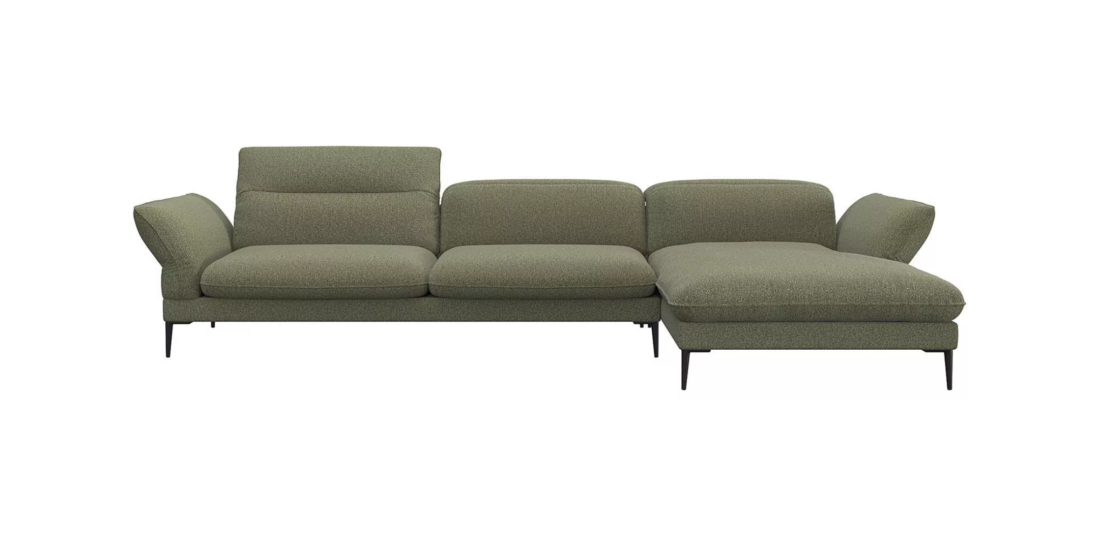 FLEXLUX Ecksofa »Salino, Funktionssofa mit Recamiere, Relaxsofa, Ecksofa«, günstig online kaufen