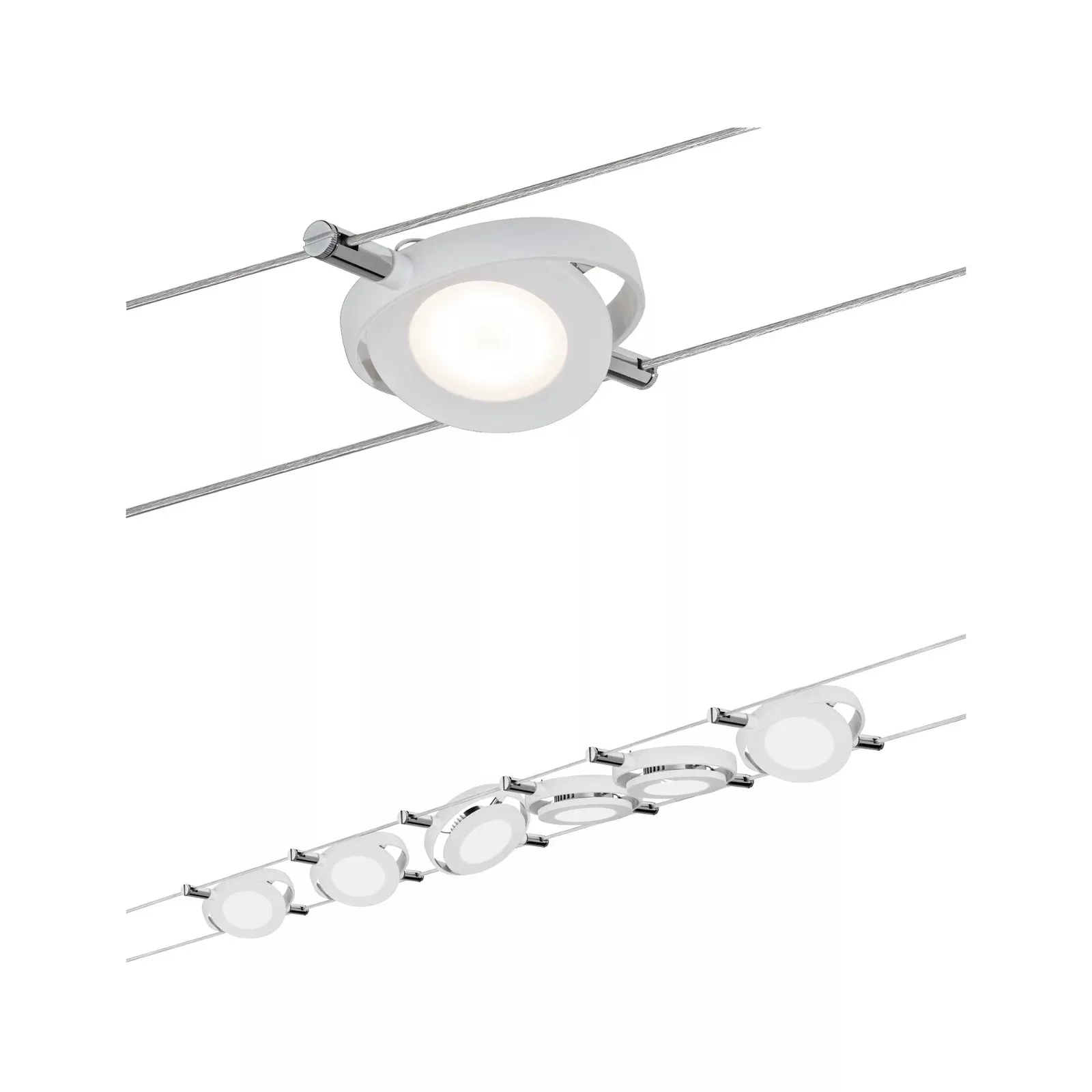 Paulmann RoundMac LED-Seilsystem, 6-flammig günstig online kaufen