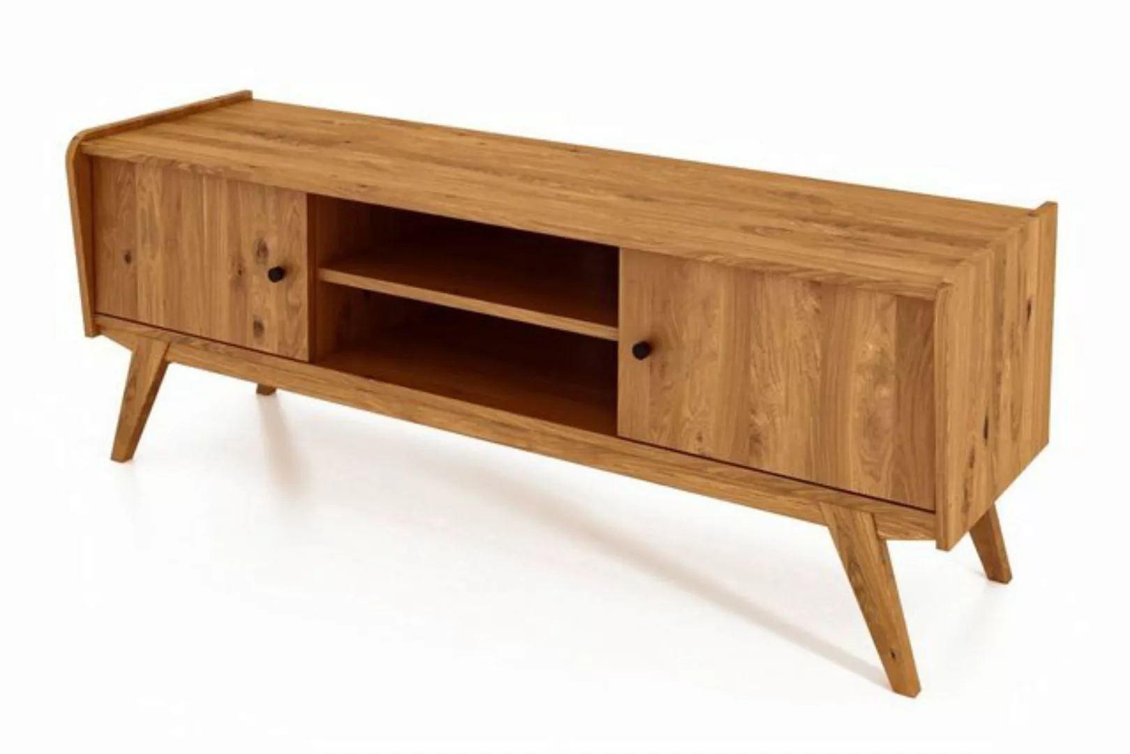 byoak TV-Schrank RETRO aus Massivholz, Naturgeölt günstig online kaufen