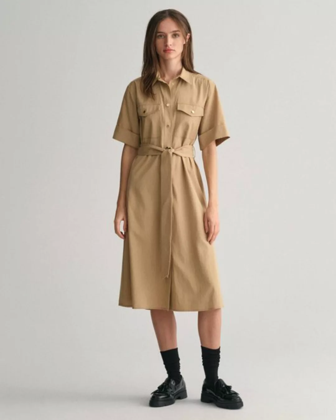 Gant Blusenkleid Damen Hemdblusenkleid UTILITY SHIRT DRESS (1-tlg) günstig online kaufen