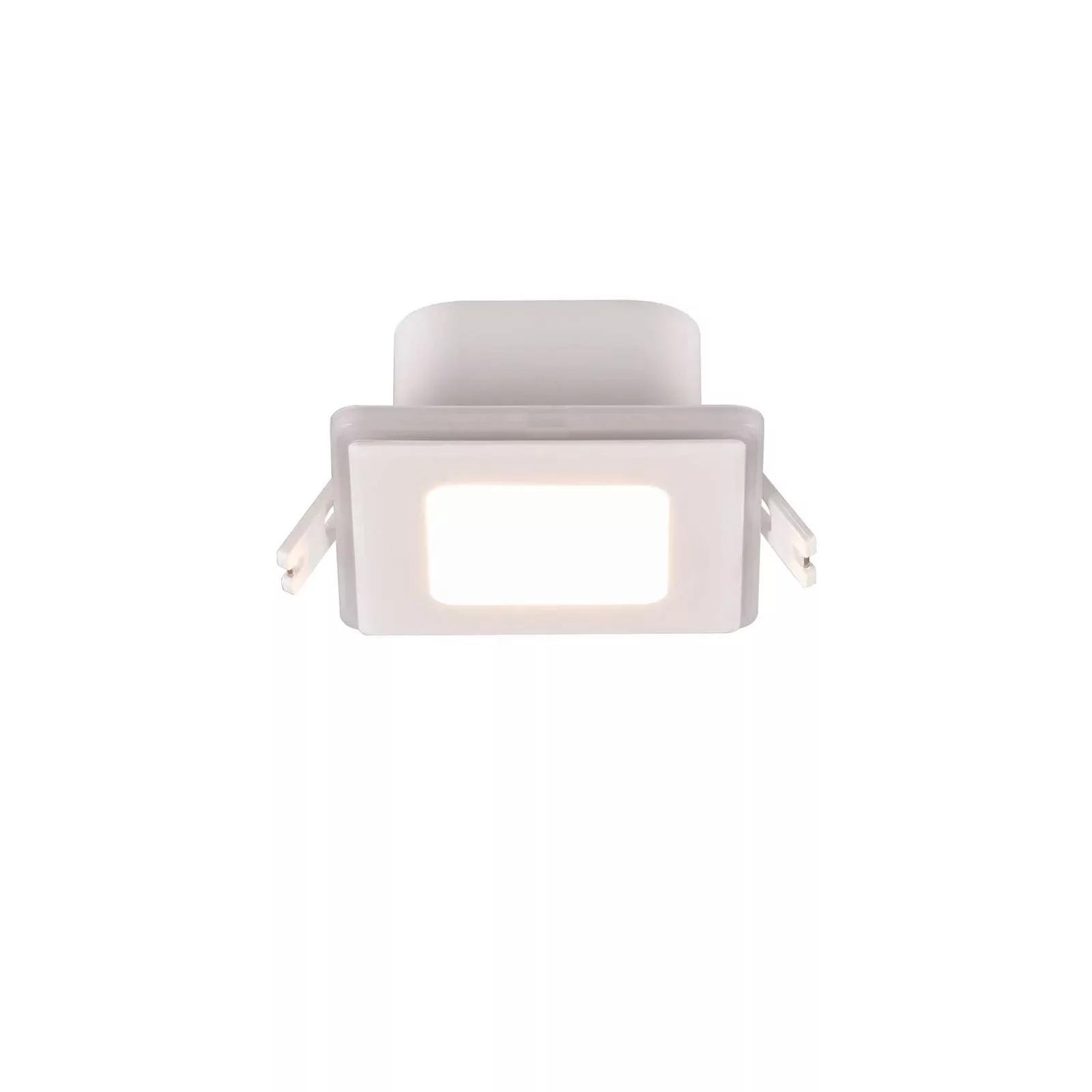 Trio LED-Einbauleuchten Nimbus 1-flammig Weiß Matt 8,5 cm x 8,5 cm günstig online kaufen