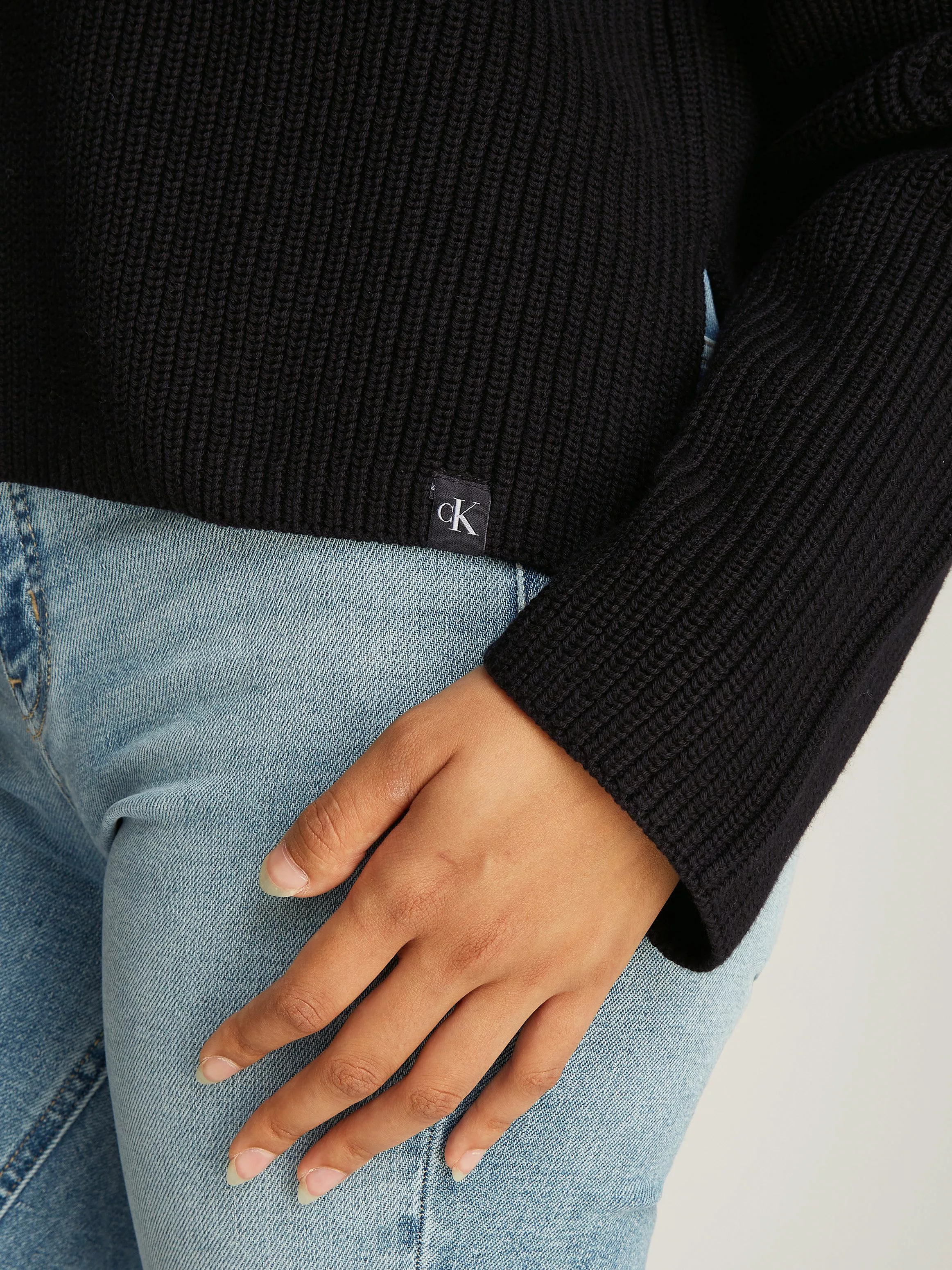 Calvin Klein Jeans Rollkragenpullover CHUNKY LOOSE günstig online kaufen