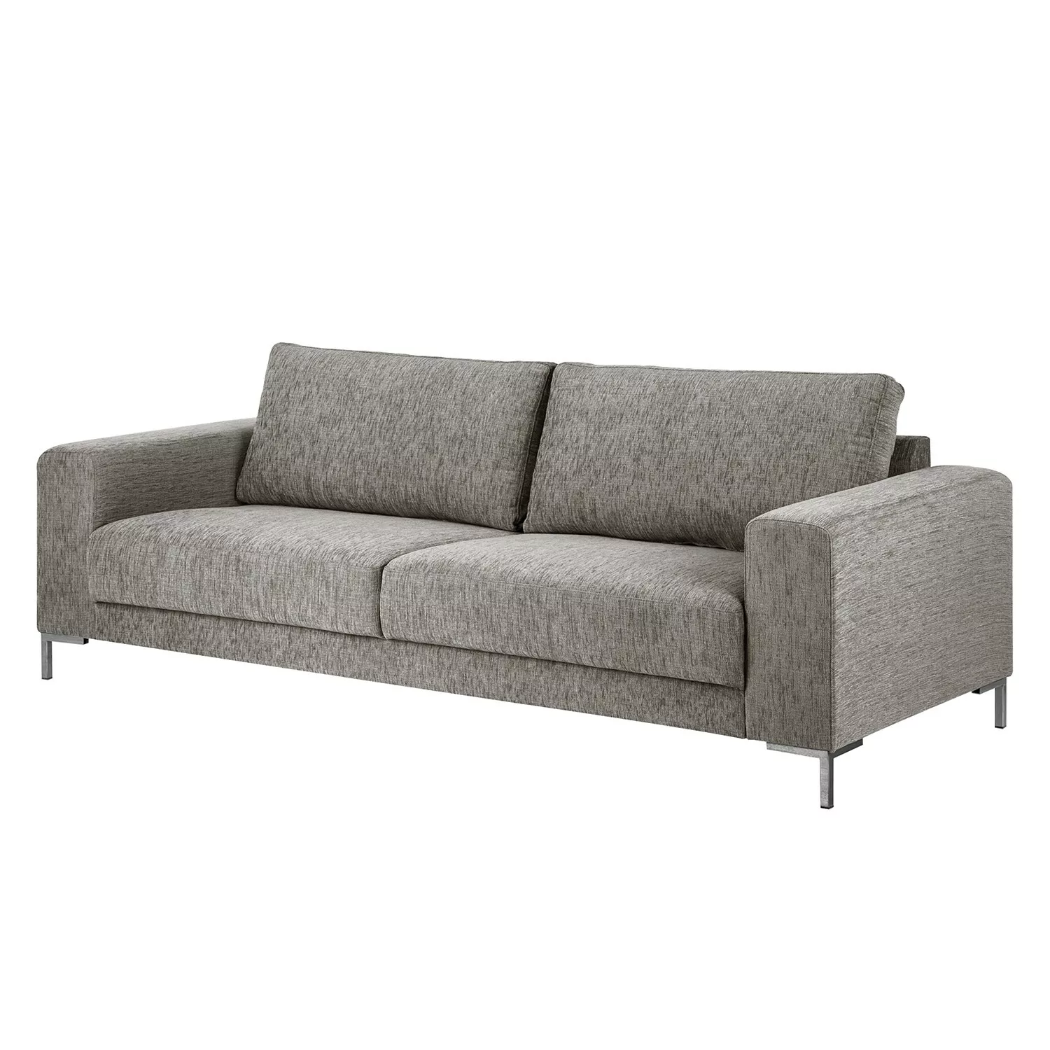 home24 Fredriks Sofa Summer 3-Sitzer Hellgrau Strukturstoff 220x82x90 cm (B günstig online kaufen