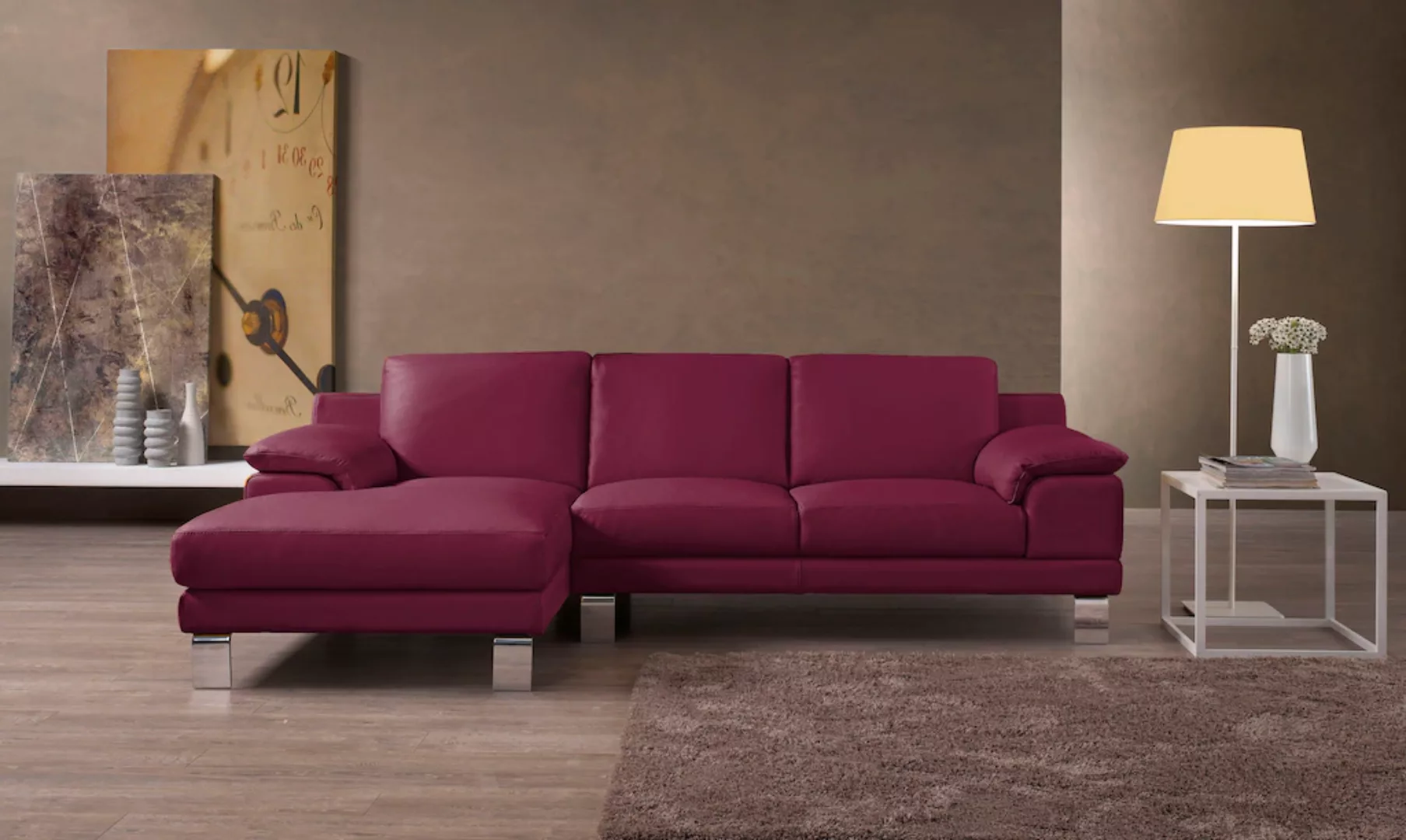 Egoitaliano Ecksofa "Shakira, Design und super Sitzkomfort auf hohem Niveau günstig online kaufen