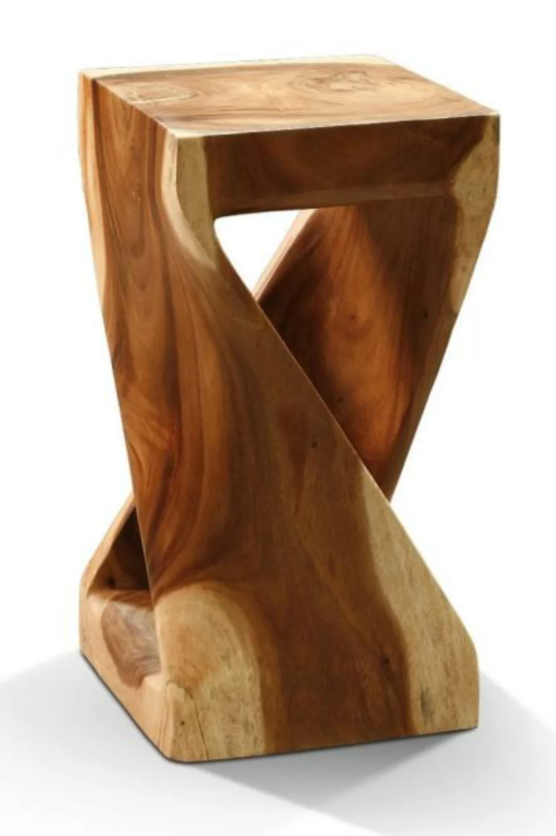 Hocker ROOT Millennium Suar Holz Natur Hellbraun günstig online kaufen