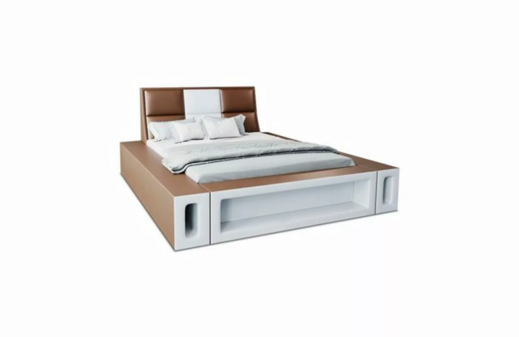 Sofa Dreams Boxspringbett Venosa Bett Kunstleder Premium Komplettbett mit L günstig online kaufen