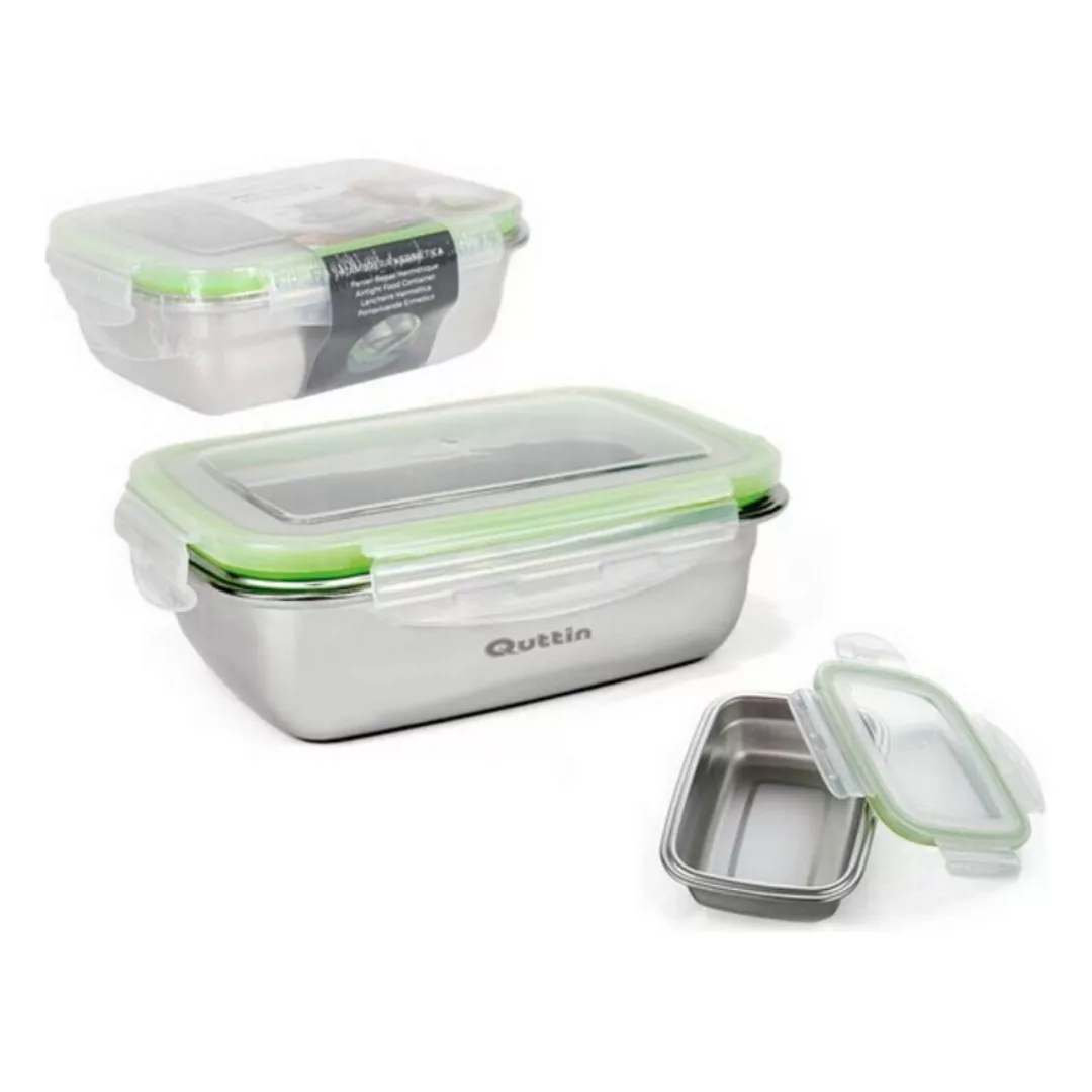 Lunchbox Quttin Rechteckig Hermetischer Verschluss (550 Ml) günstig online kaufen