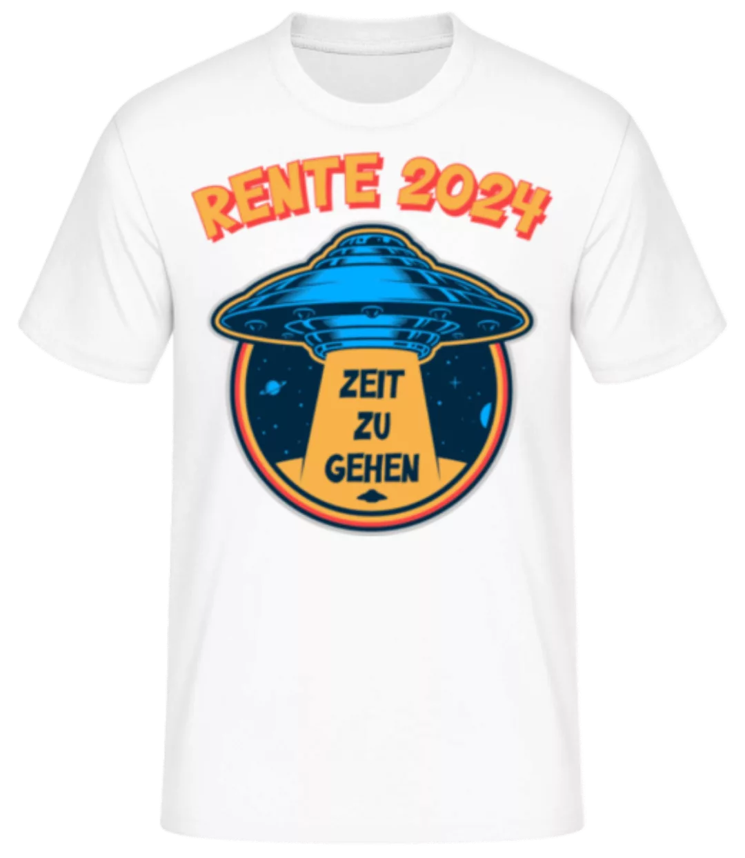 Rente 2024 Zeit Zu Gehen · Männer Basic T-Shirt günstig online kaufen