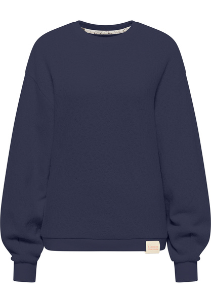 Rundhalspullover "Puffy Sleeve Sweater With Contrast Neck" günstig online kaufen