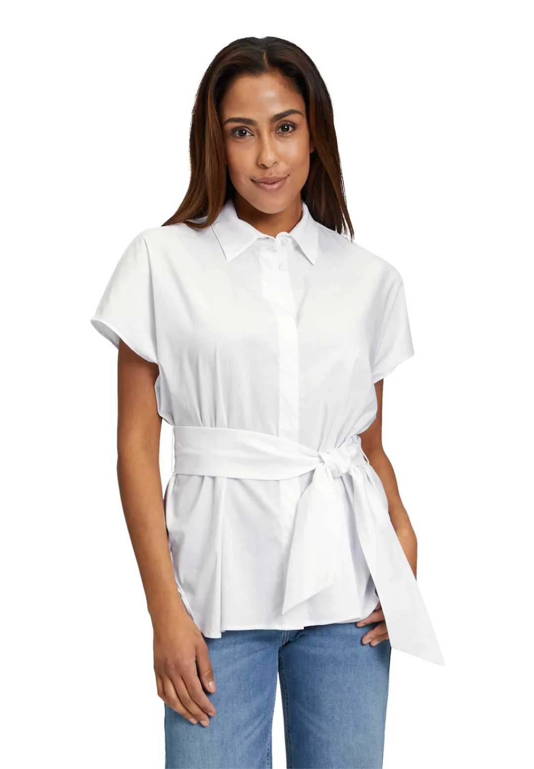 Betty Barclay Kurzarmbluse "Betty Barclay Kurzarm-Bluse mit Kragen" günstig online kaufen