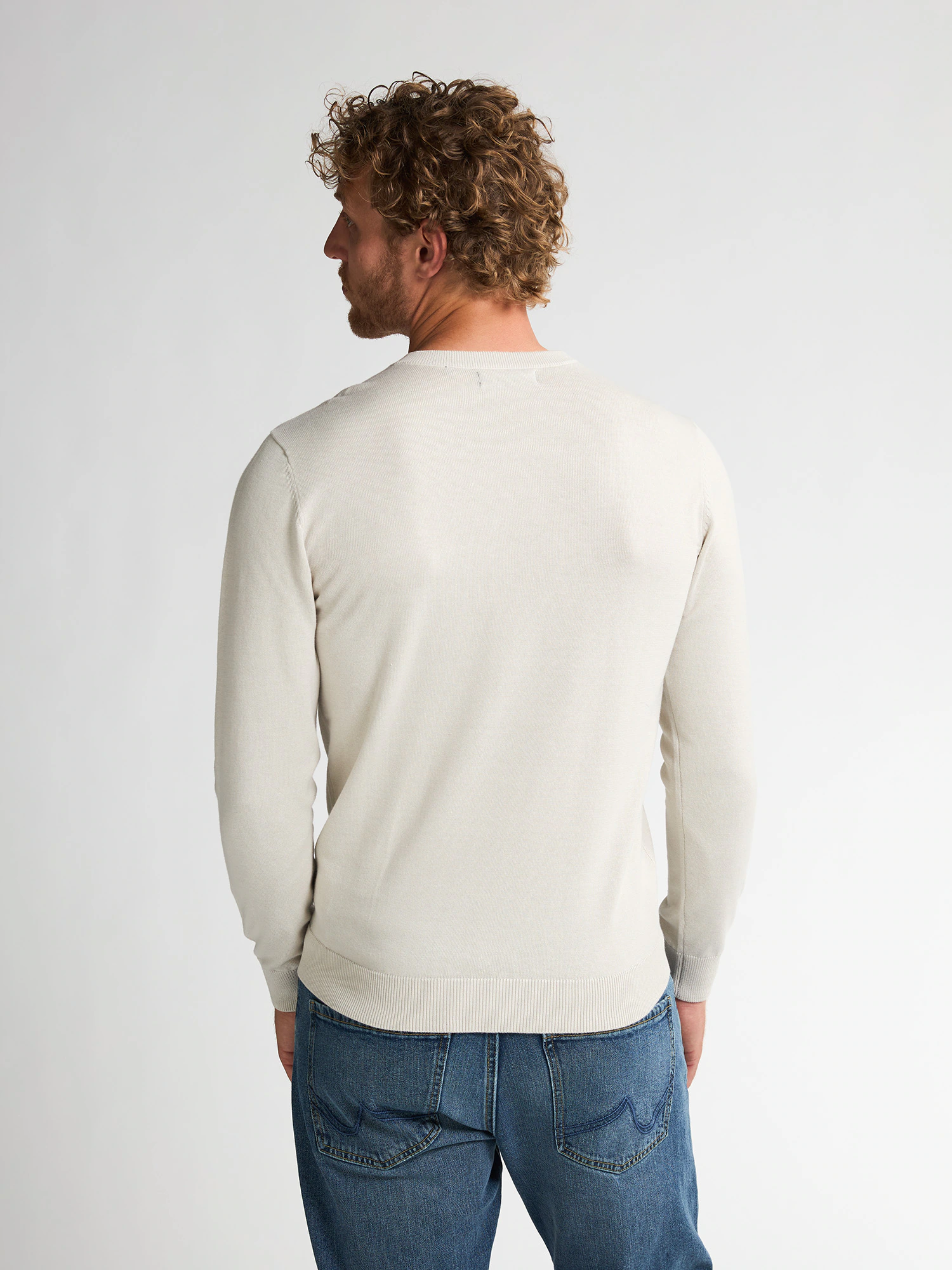 Petrol Industries V-Ausschnitt-Pullover "V-Neck Basi", Materialmix mit Baum günstig online kaufen