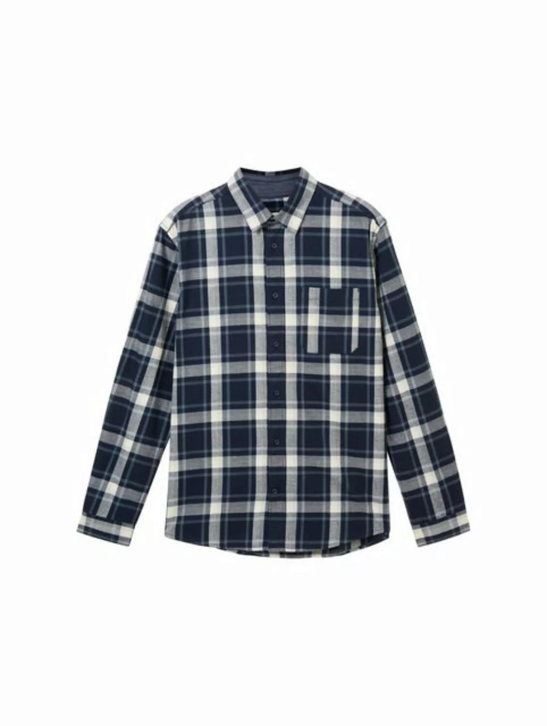 TOM TAILOR Langarmshirt checked flannel shirt günstig online kaufen