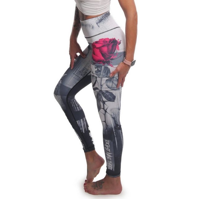 YAKUZA Leggings Diffuse mit mittelhohem Bund und integrierter Einschubtasch günstig online kaufen