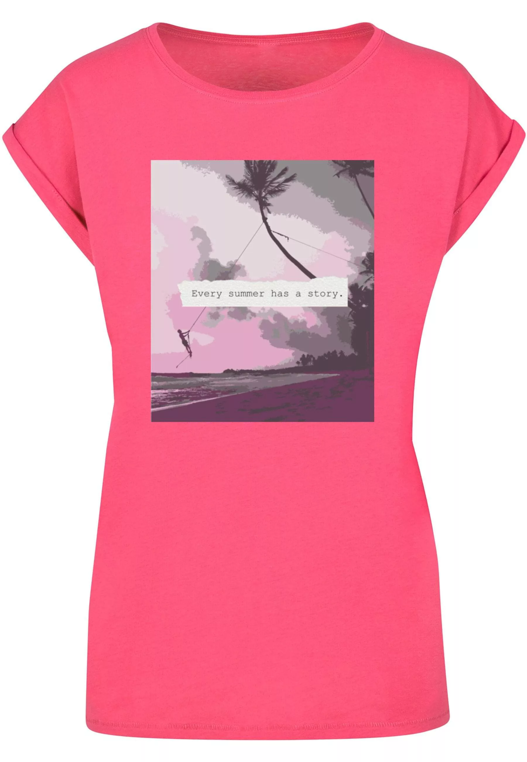 Merchcode T-Shirt "Merchcode Damen Ladies Summer - Every summer has a story günstig online kaufen