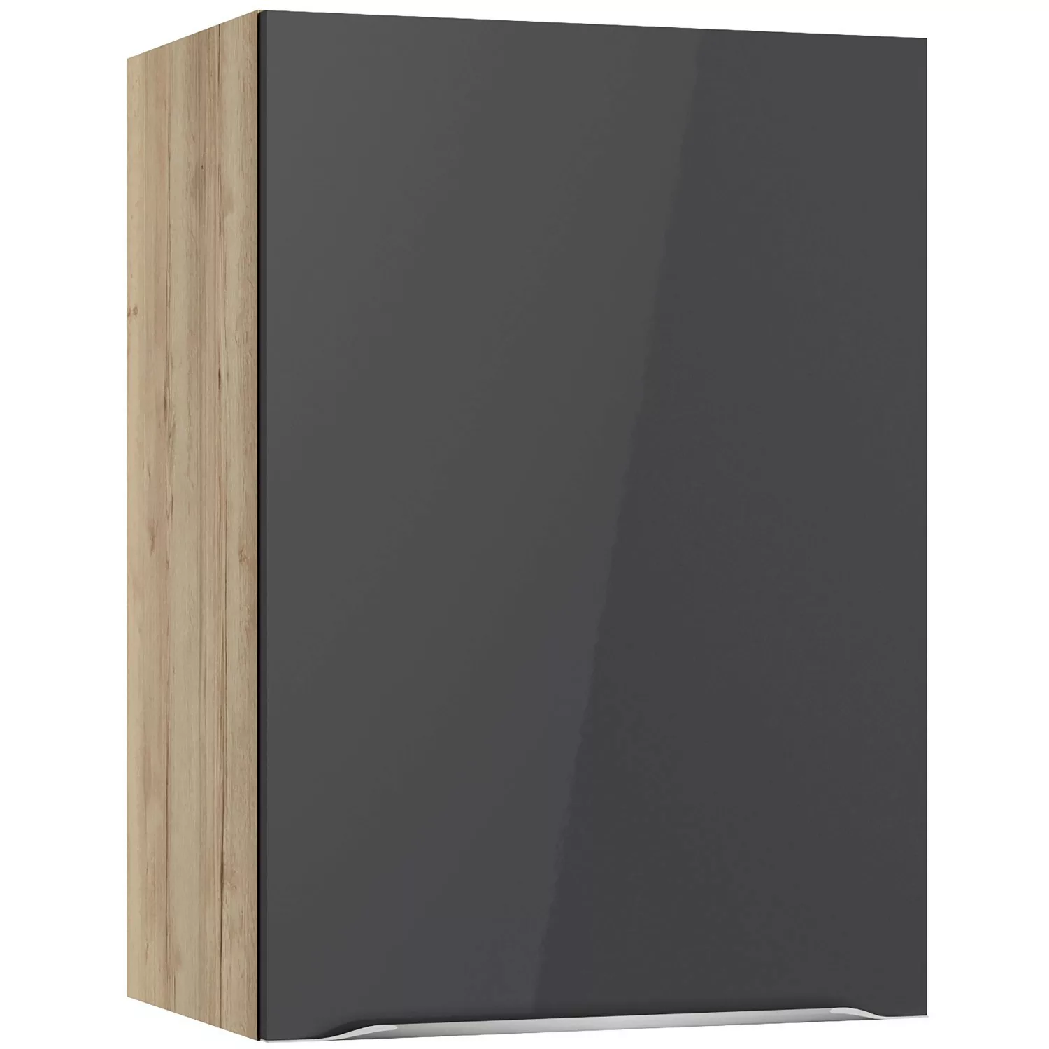 Optifit Oberschrank Linus984 50 cm x 70,4 cm x 34,9 cm Anthrazit-Wildeiche günstig online kaufen