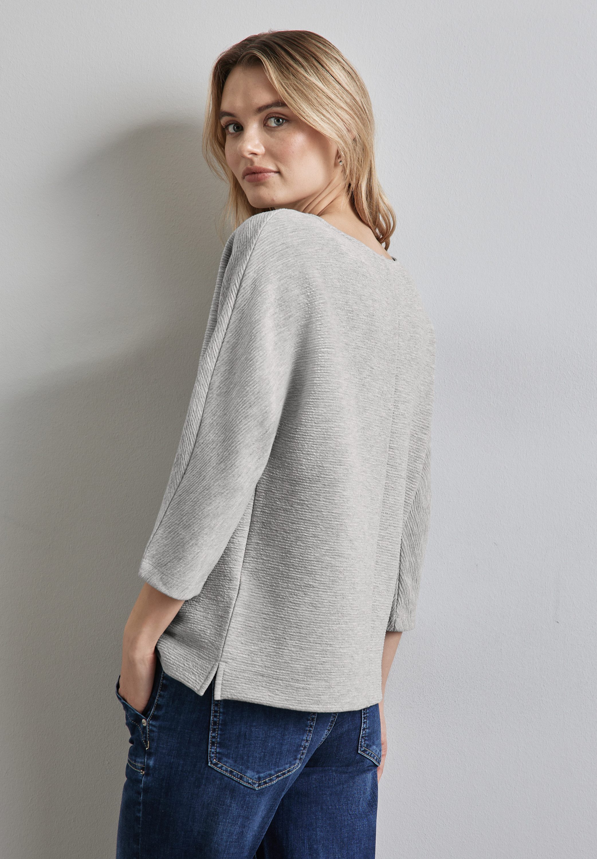 STREET ONE 3/4-Arm-Shirt, mit U-Boot-Ausschnitt günstig online kaufen