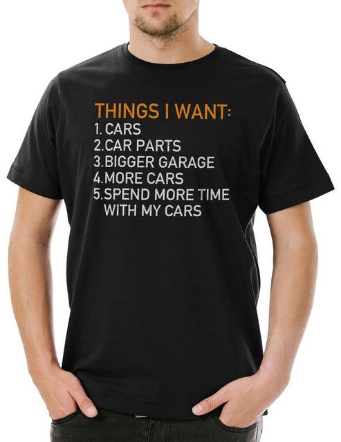 Urban Backwoods Print-Shirt Things I Want Herren T-Shirt Car Cars Auto Enth günstig online kaufen