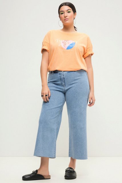 Studio Untold Culotte Culotte-Jeans Wide Legs cutted Saum günstig online kaufen