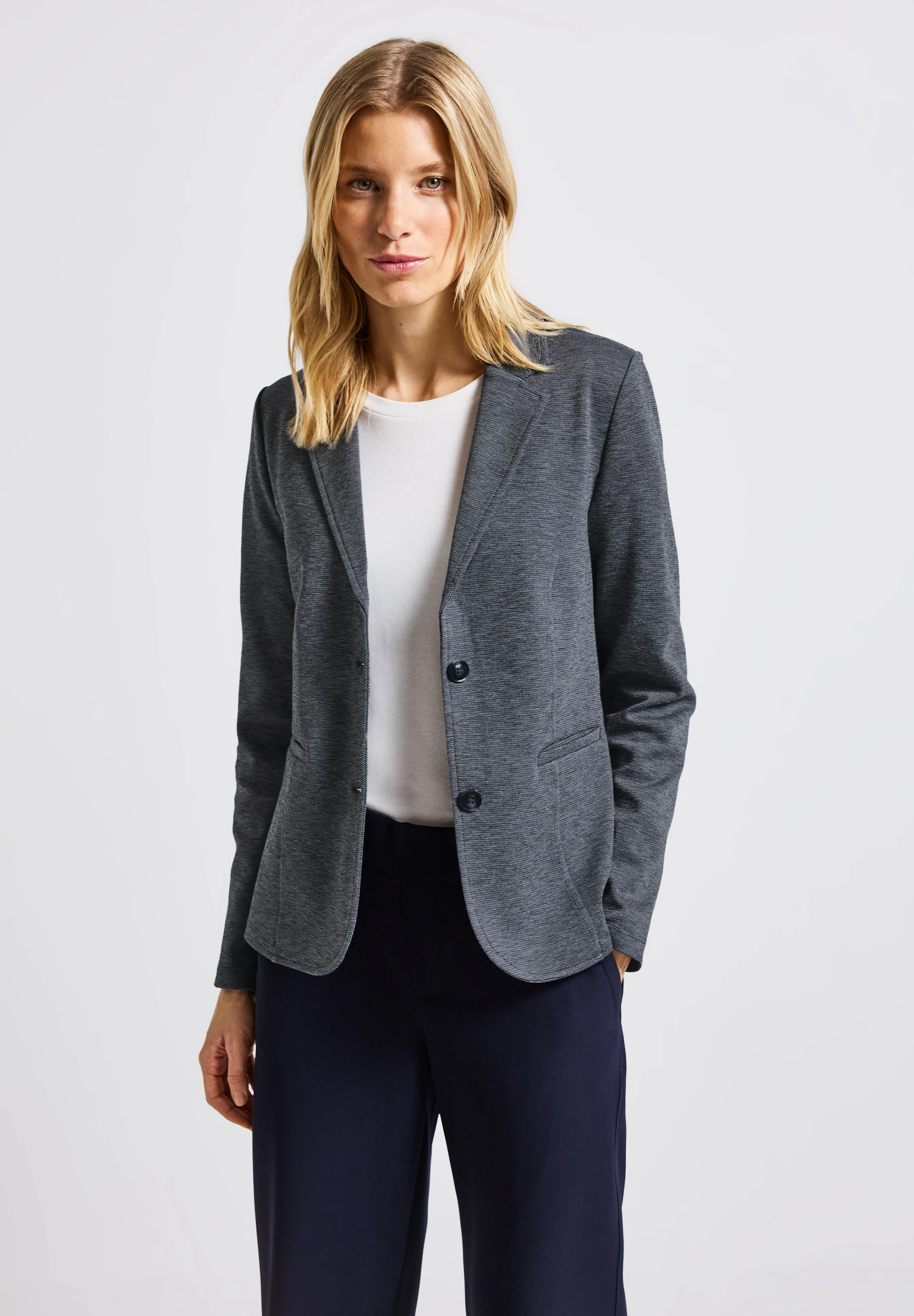 STREET ONE Kurzblazer, aus elastischem Materialmix günstig online kaufen