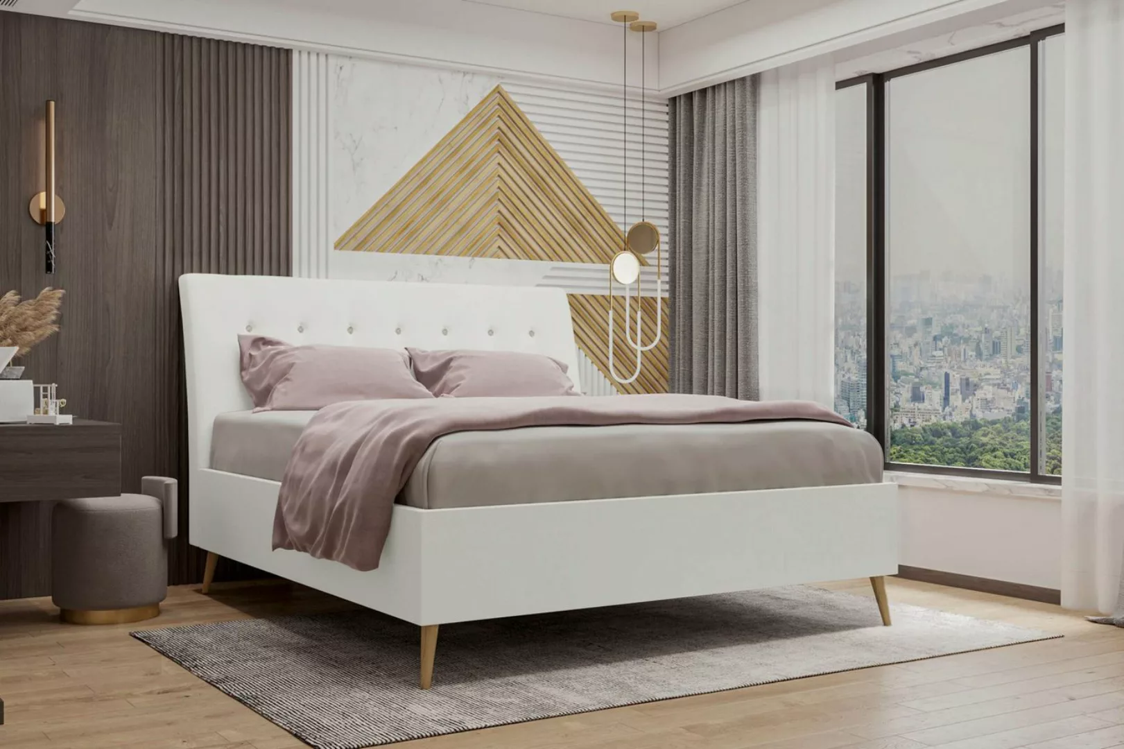 Stylefy Polsterbett Pasquale (Schlafzimmerbett, Bett), Europa günstig online kaufen