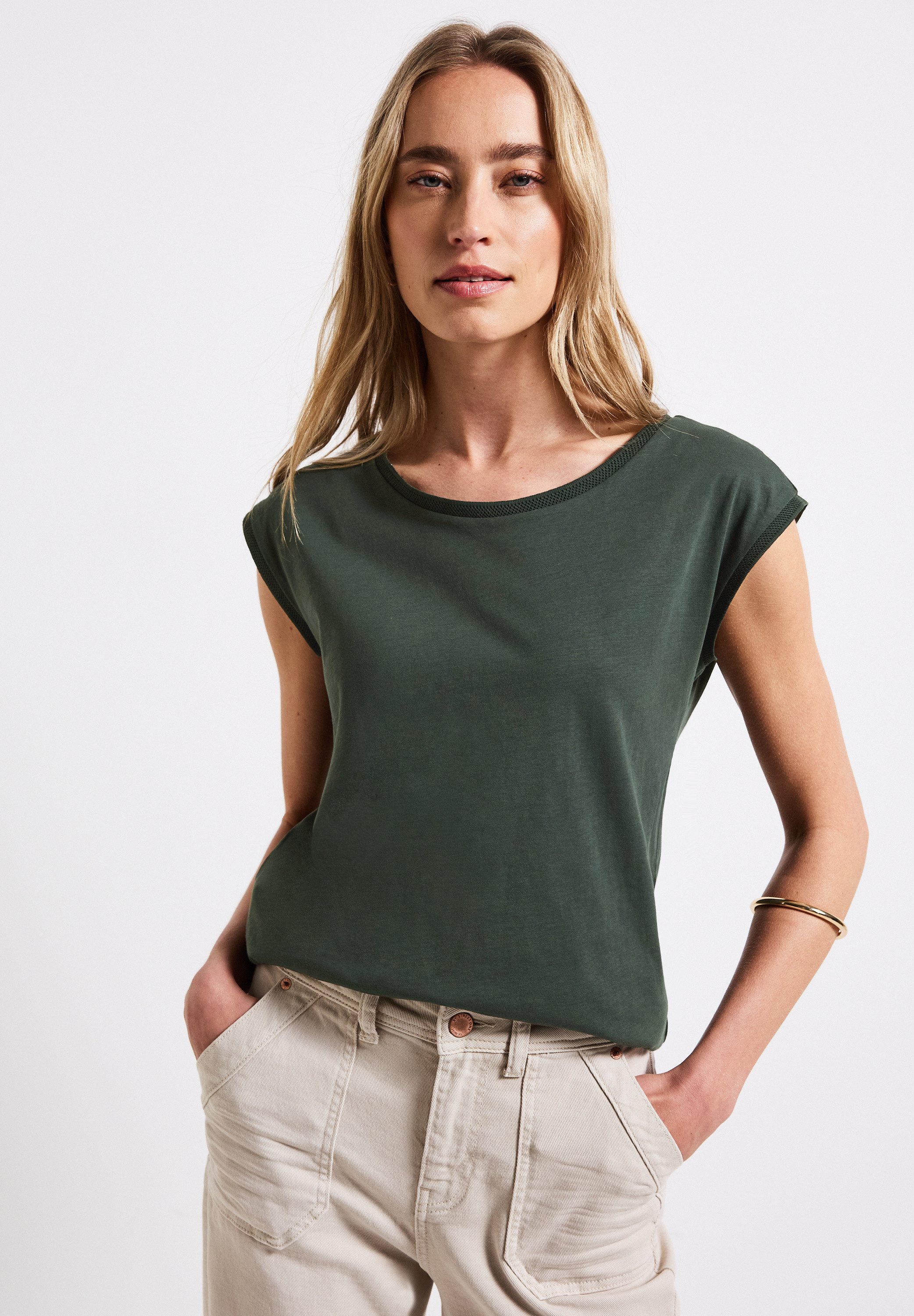 STREET ONE T-Shirt, aus reiner Baumwolle günstig online kaufen