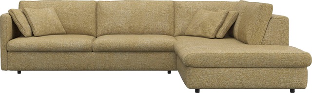 FLEXLUX Ecksofa "Lovane, elegant und zeitlos, bequem, L-Form", Weich & ansc günstig online kaufen