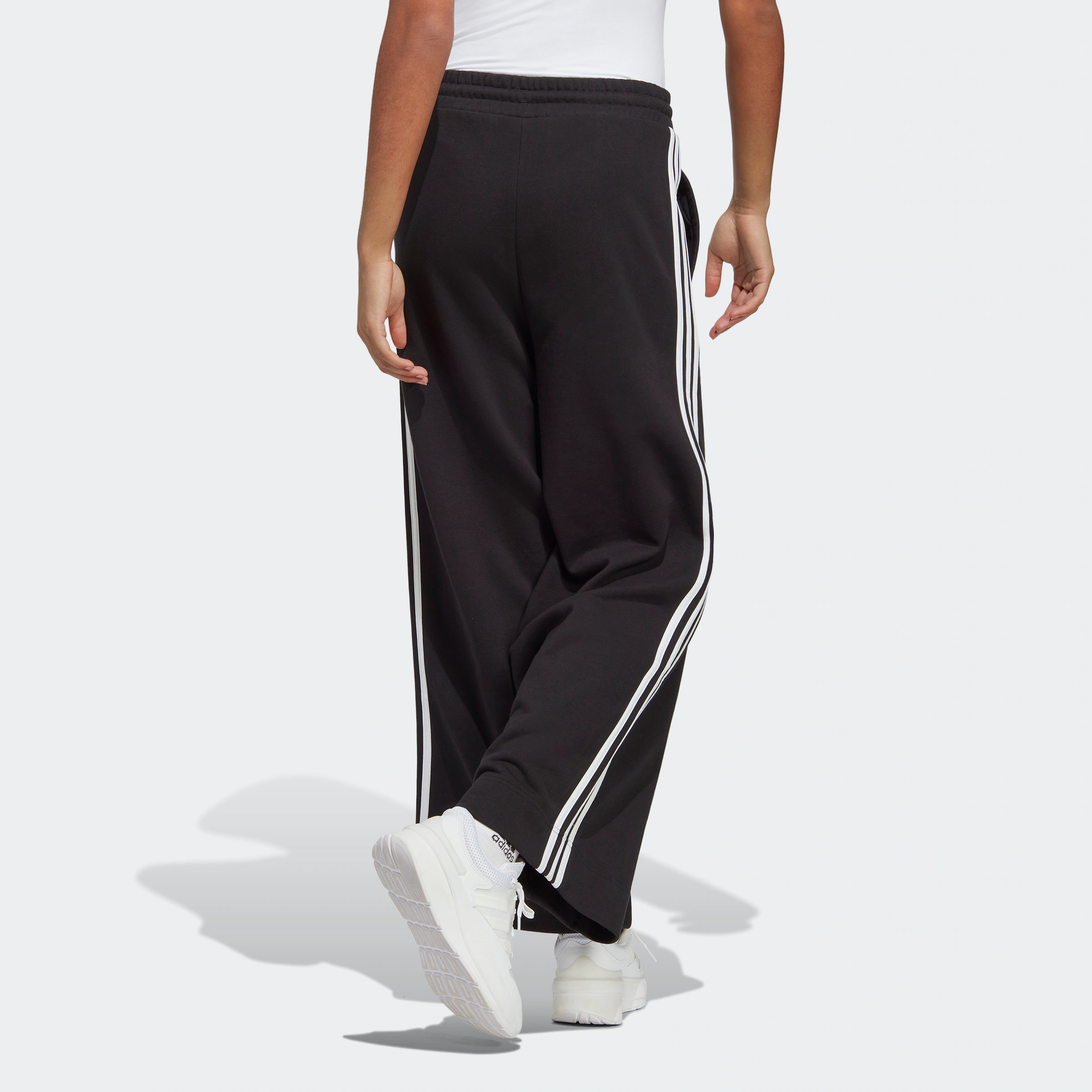 adidas Sportswear Sporthose "ESSENTIALS 3STREIFEN FRENCH TERRY WIDE HOSE", günstig online kaufen