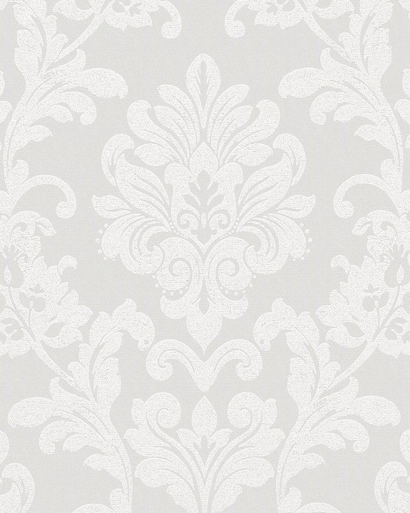 Marburg Vliestapete Floral Ornamental Weiß-Pearl 10,05 m x 0,53 m FSC® günstig online kaufen