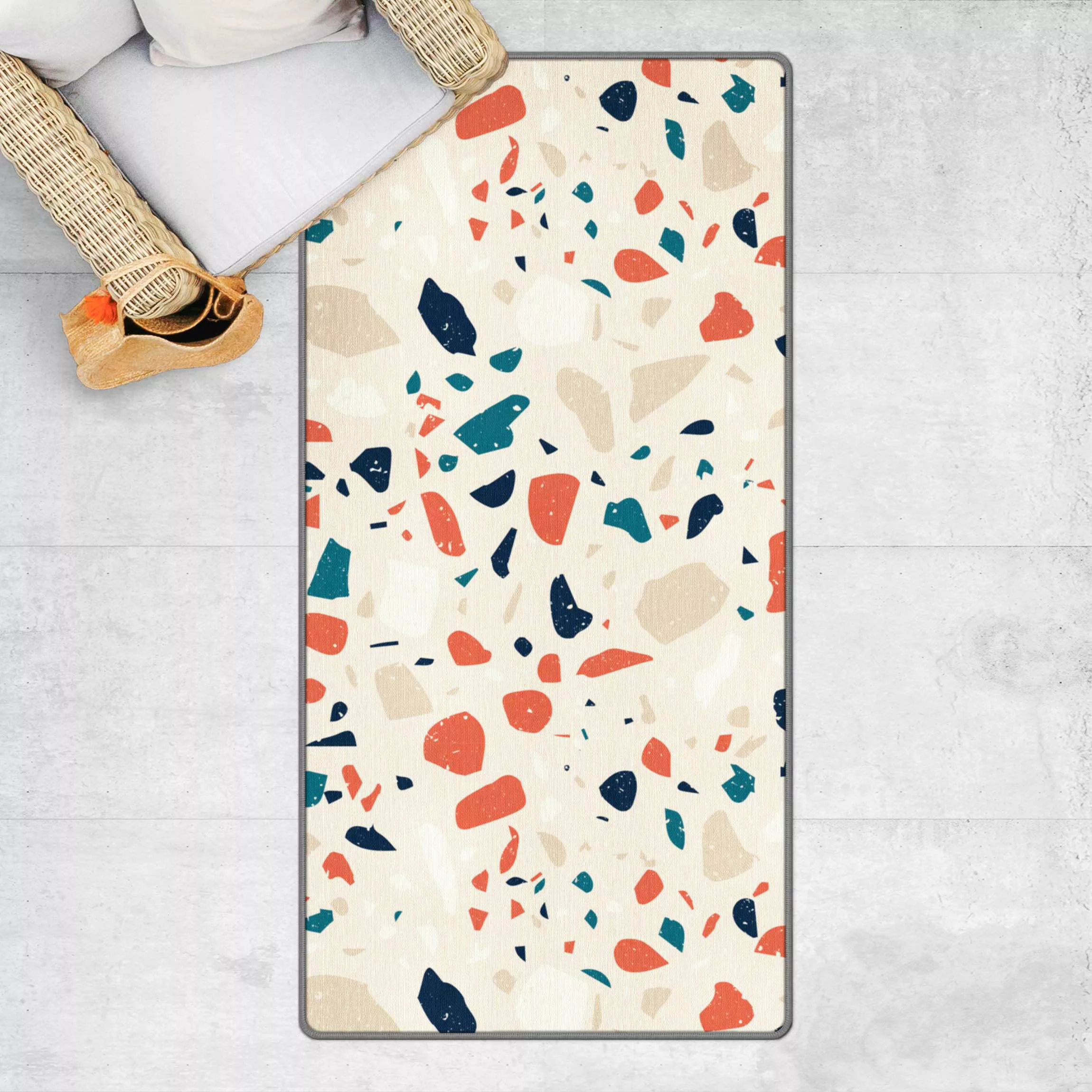 Teppich Detailliertes Terrazzo Muster Torino günstig online kaufen