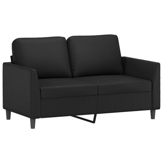 vidaXL Sofa 2-Sitzer-Sofa Schwarz 120 cm Kunstleder günstig online kaufen