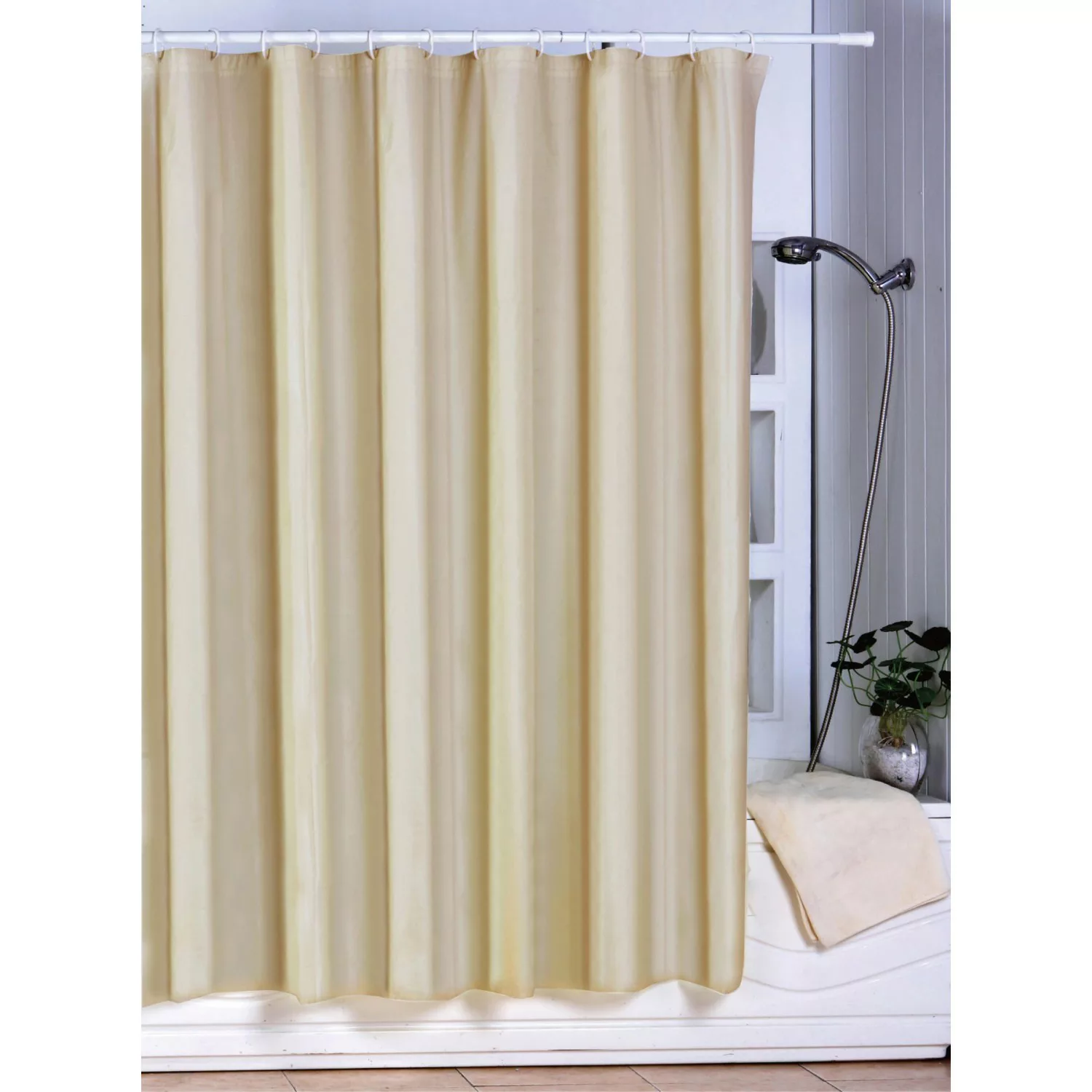 MSV Anti-Schimmel Duschvorhang 180 cm x 200 cm günstig online kaufen