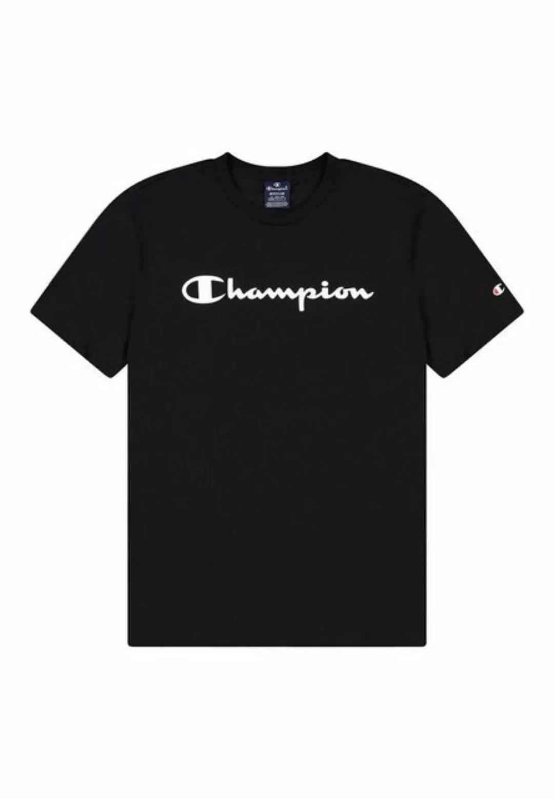 Champion T-Shirt Champion Herren T-Shirt 219098 KK001 NBK Schwarz günstig online kaufen