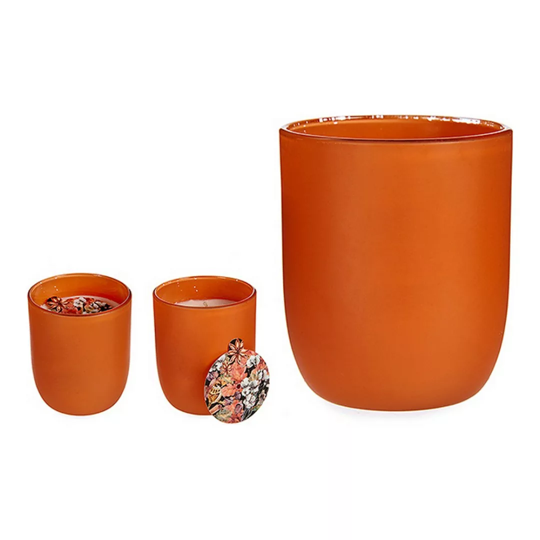 Kerze Poetic Winter Orange (7 X 8 X 7 Cm) (7,5 X 8,5 X 7,5 Cm) günstig online kaufen