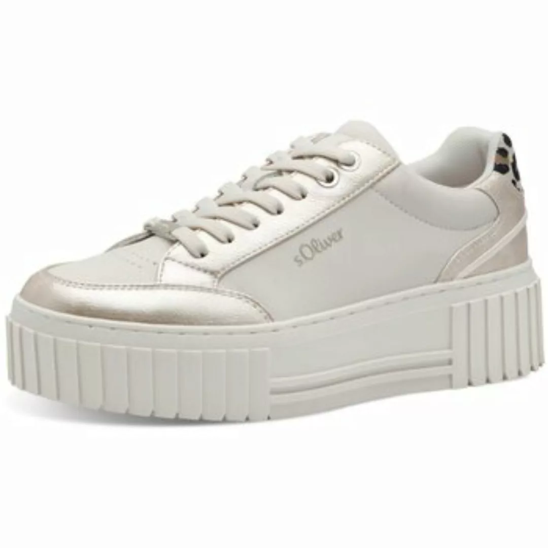 s.Oliver Sneaker Leder Plateausneaker günstig online kaufen