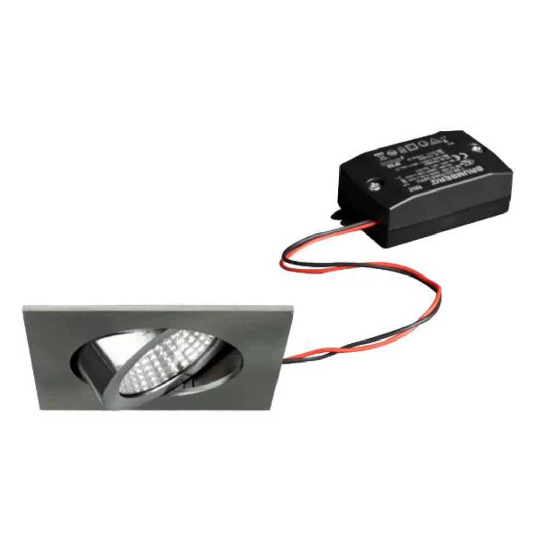 Brumberg LED-Einbaustrahlerset, schaltbar, nickel matt - 38365153 günstig online kaufen