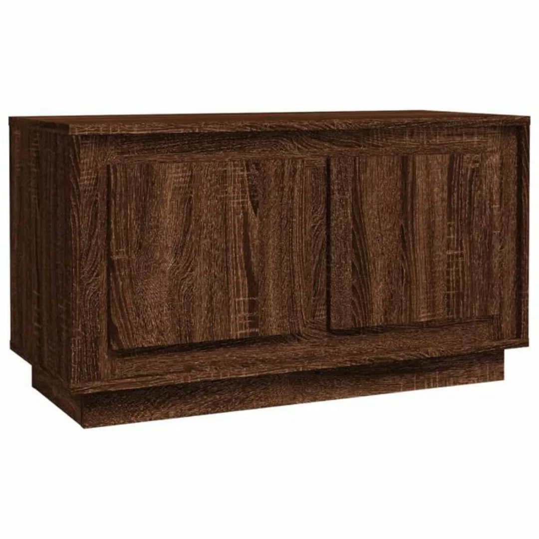 Vidaxl Tv-schrank Braun Eichen-optik 80x35x45 Cm Holzwerkstoff günstig online kaufen