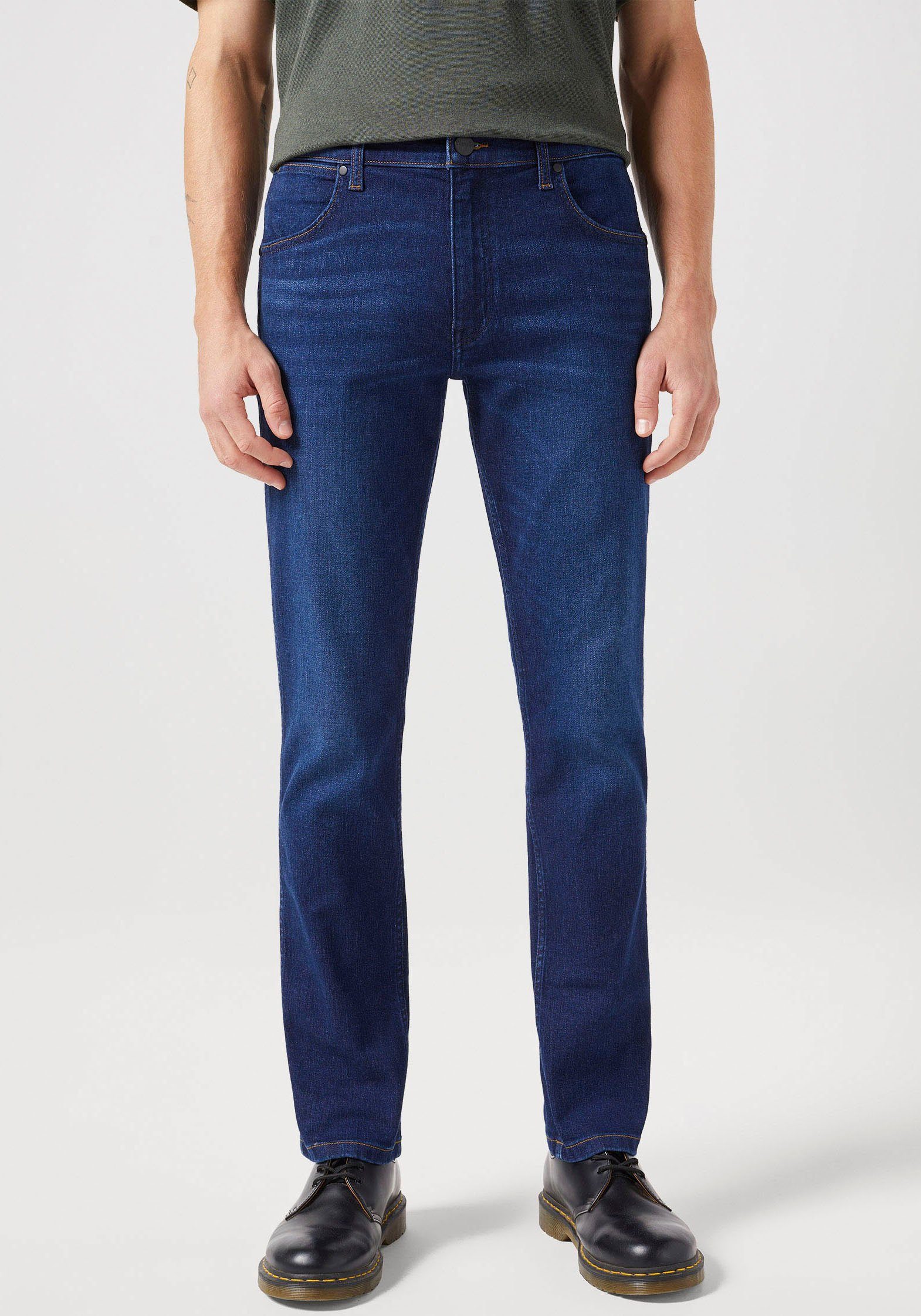 Wrangler Herren Jeans GREENSBORO - Regular Fit - Blau - Night Shade günstig online kaufen