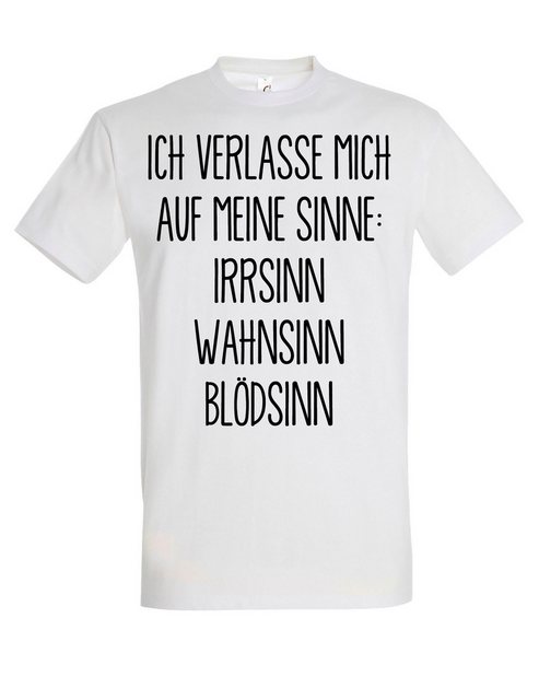 Youth Designz Print-Shirt Herren T-Shirt "Ich verlasse mich auf meine Sinne günstig online kaufen