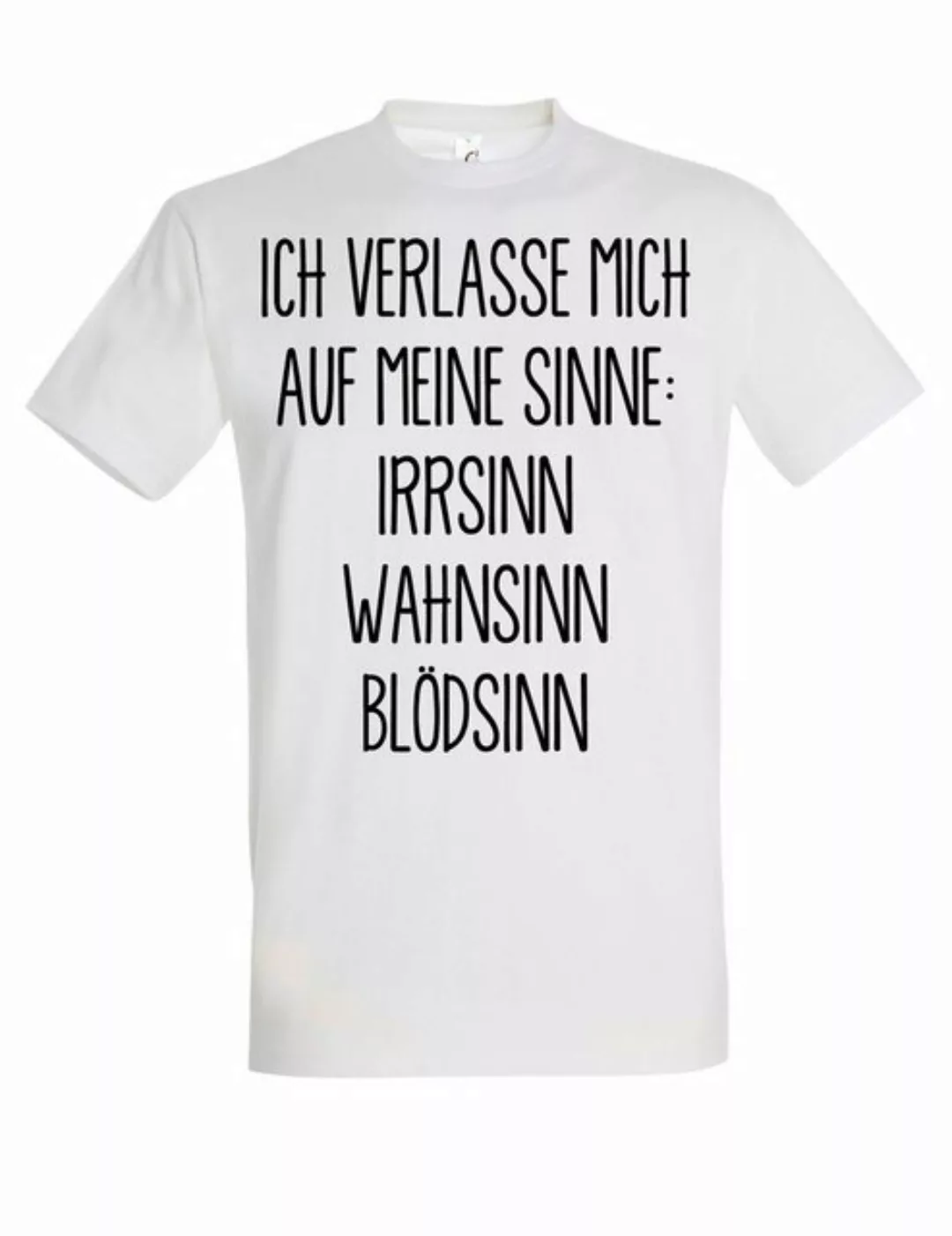 Youth Designz Print-Shirt Herren T-Shirt "Ich verlasse mich auf meine Sinne günstig online kaufen