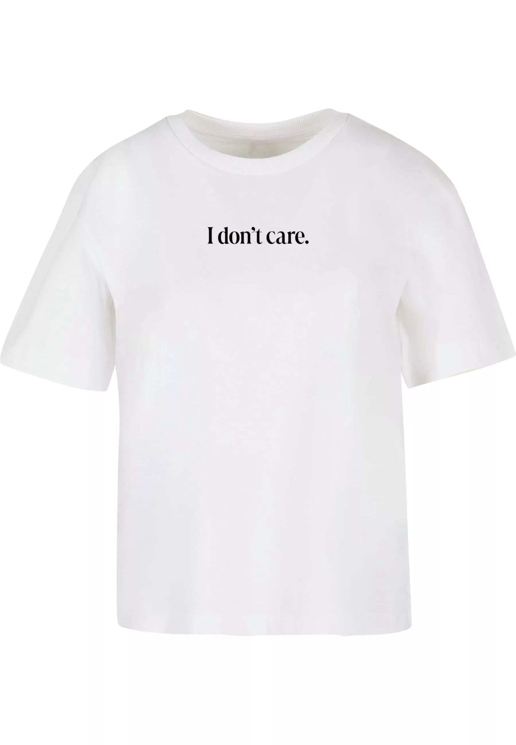 Miss Tee T-Shirt "Miss Tee I Don´t Care Tee", (1 tlg.) günstig online kaufen