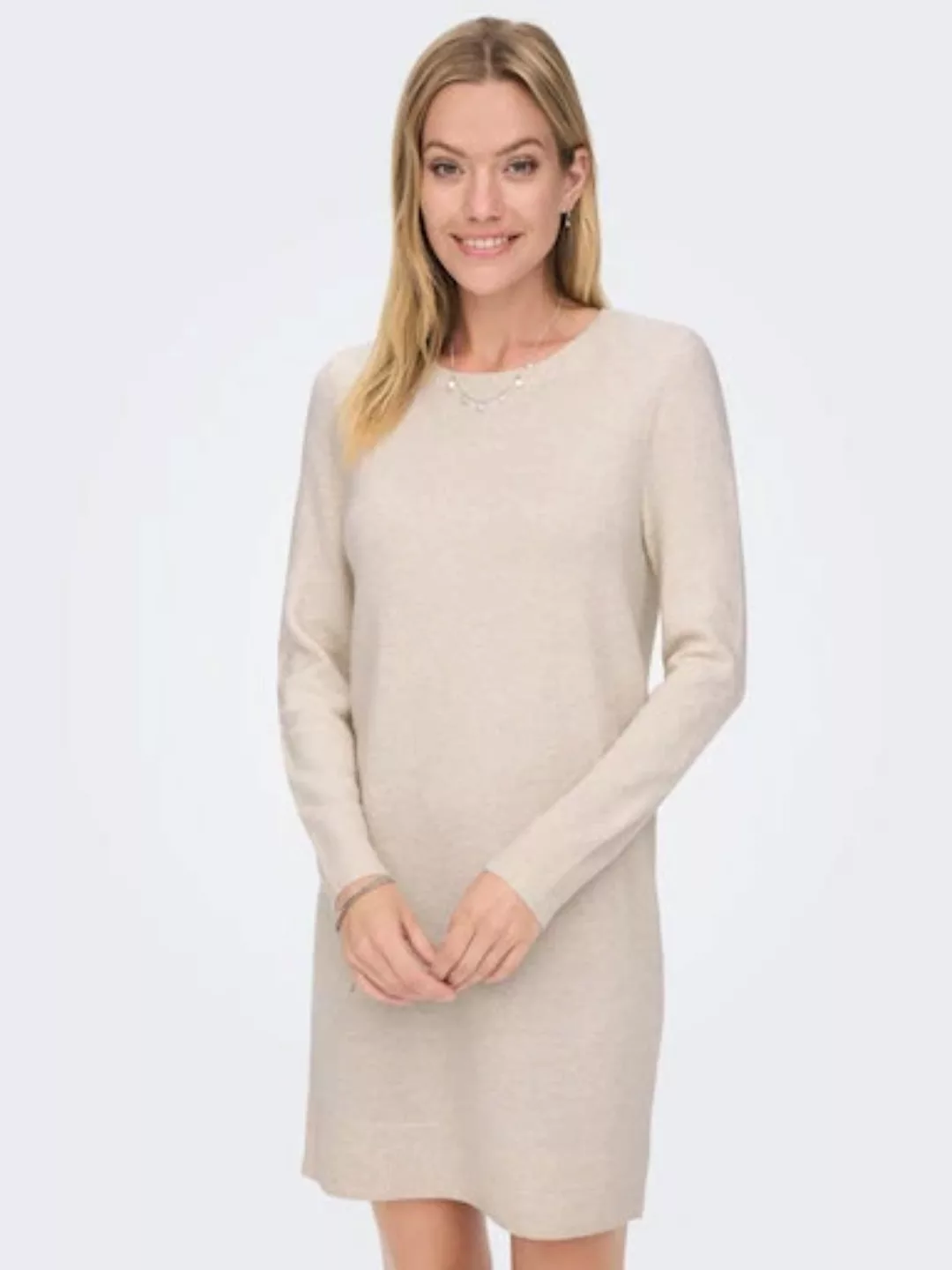 ONLY Strickkleid "ONLRICA LIFE L/S O-NECK DRESS KNT NOOS" günstig online kaufen