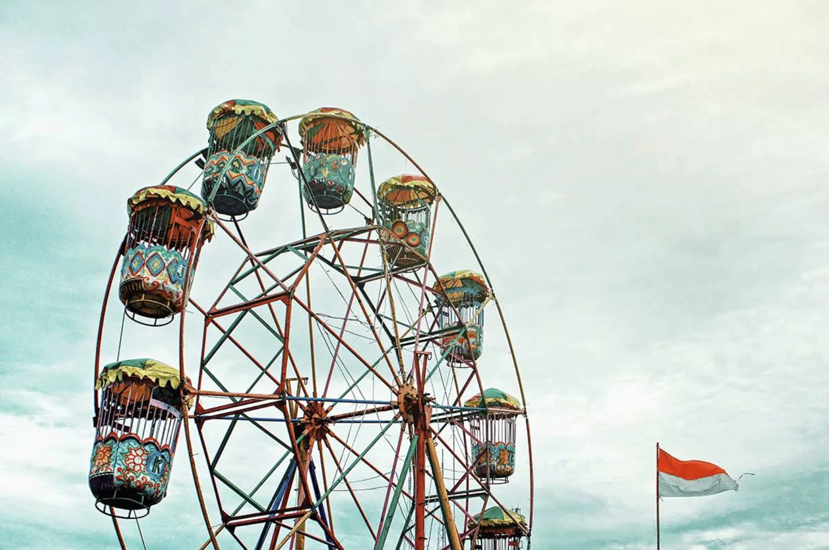 Wandkraft | Wanddekoration Riesenrad günstig online kaufen